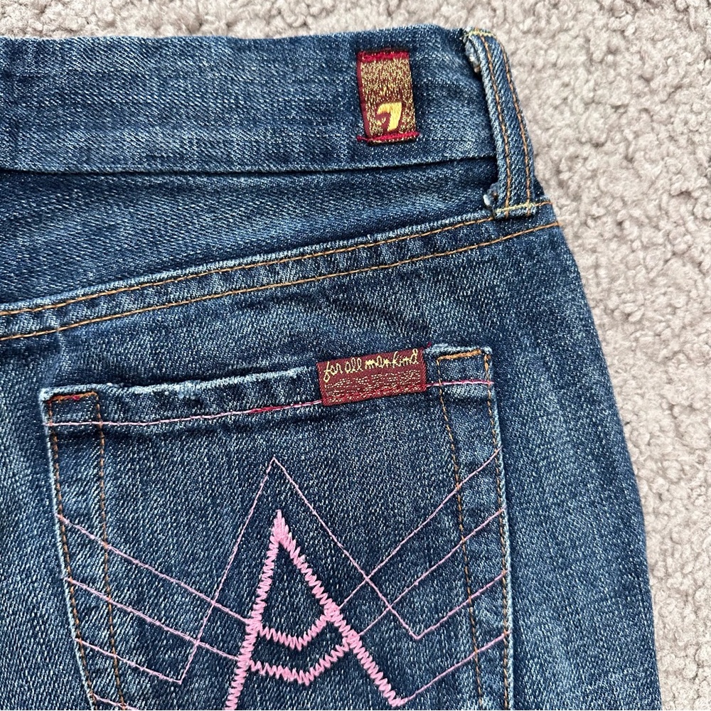 7 For All Mankind A Pocket Flare Jeans Womens 26 - Picture 13 of 14